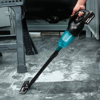 Makita DCL180SFCB Akumuliatorinis dulkių siurblys su 18V 3,0Ah akumuliatoriumi ir krovikliu LXT, 42mbar 4