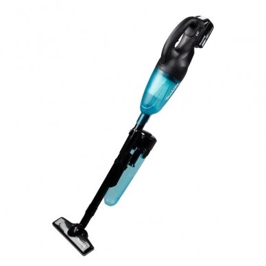 Makita DCL180SFCB Akumuliatorinis dulkių siurblys su 18V 3,0Ah akumuliatoriumi ir krovikliu LXT, 42mbar