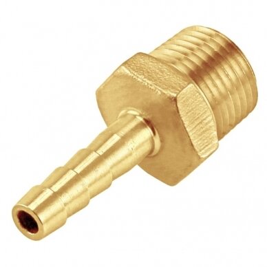 Adapteris žarnai su išoriniu sriegiu 1/4"-8mm AET14-8