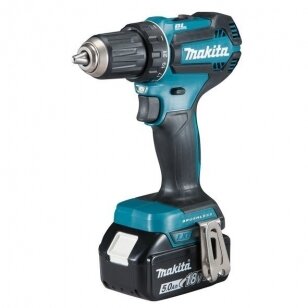 Akumuliatorinis gręžtuvas Makita DDF485RGJ, 18V, 2x6,0Ah