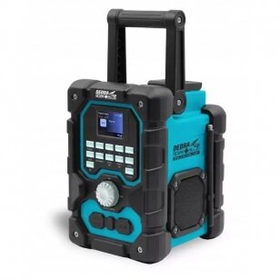 Akumuliatorinis radijas 18V DEDRA SAS+ALL  DAB+FM, bluetooth, USB