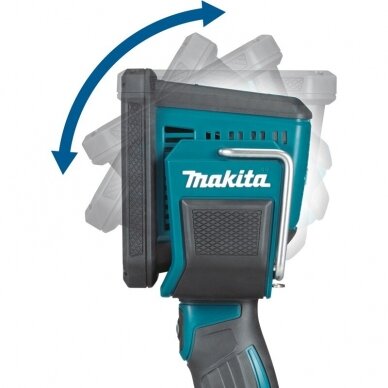 Akumuliatorinis prožektorius LED Makita DEADML812, 14,4/18V, 1250 lm DML812 (Be akumuliatorių ir kroviklio) 5