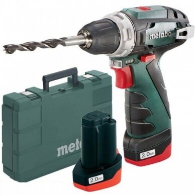 Akumuliatorinis suktuvas-gręžtuvas METABO PowerMaxx12 Basic