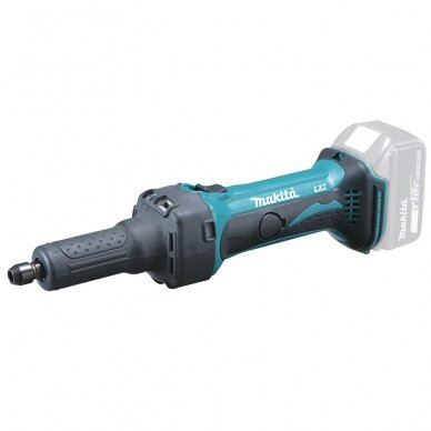 Akumuliatorinis tiesinis šlifuoklis 18V 6mm Makita DGD800Z (Be akumuliatorių ir kroviklio)