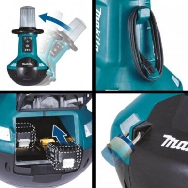 Akumuliatorinis vertikalus darbinis žibintas Makita DML810 14,4/18V/230V 2