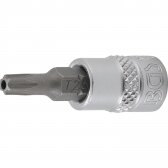 Antgalis T25 įpresuotas į galvutę 6.3mm 1/4" T-Star su skyle Torx T25 BGS 2360