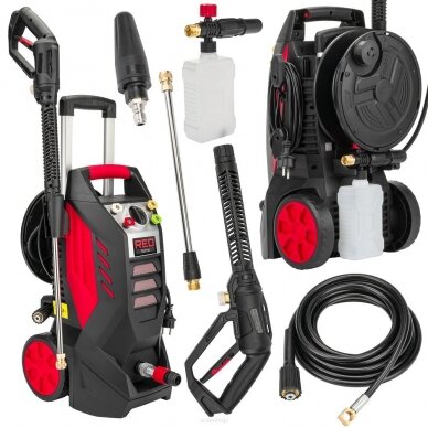 Aukšto slėgio plovykla 2500W TURBO RED TECHNIC RTMC0029