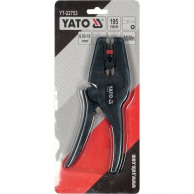 Automatinės izoliacinės replės 0.03-10mm2 Yato YT-22753 2