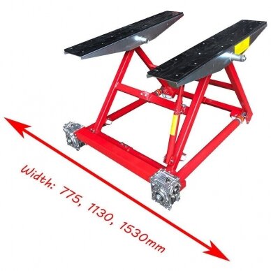 Automobilio keltuvas sulankstomas 2000 kg 1