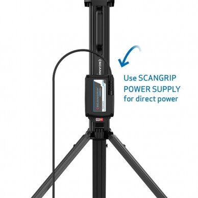 Battery work light TOWER 5 CONNECT with tripod, 5000 lm, car CAS, Scangrip 4