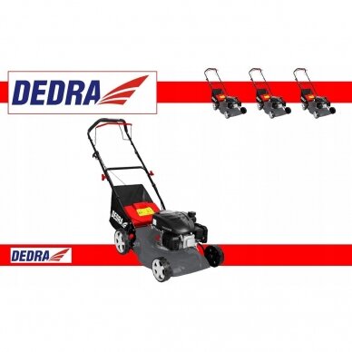 Benzinininė savaeigė žoliapjovė DEDRA 43CM 2.4KW LONCIN 3