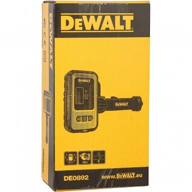 Dewalt DE0892 Lazerio spindulio imtuvas raudonas 50m 6