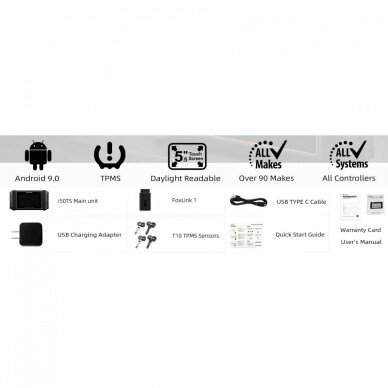 Diagnostikos įranga automobiliui +TPMS (Profesionali) 4