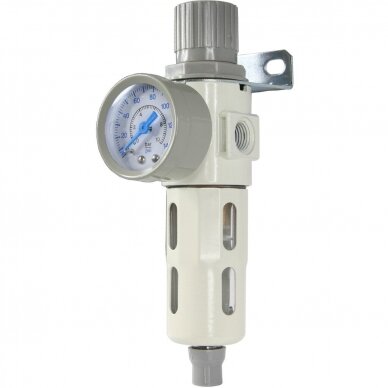 Drėgmės filtras su reguliatorium ir manometru 1/4" 12Bar 1300L/min PRO Marpol M80691 1