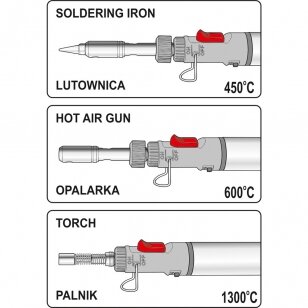 Dujinis lituoklis 30-70W, 1300°C