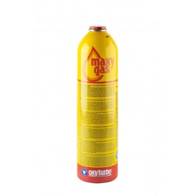 Dujų balionas MAXY GAS, 350g/710ml. EU sriegis