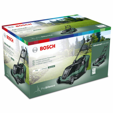 Elektrinė vejapjovė BOSCH AdvancedRotak 650, 1700 W 3