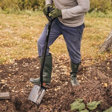 Fiskars Ergonomiškas Pro XL kastuvas smailas 3