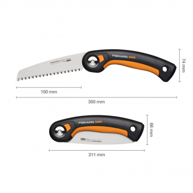 Fiskars Plus užlenkiamas pjūklas SW68 1