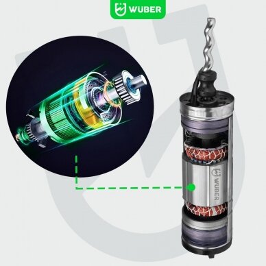 Giluminis vandens siurblys 750W 65m Wuber W11009 7