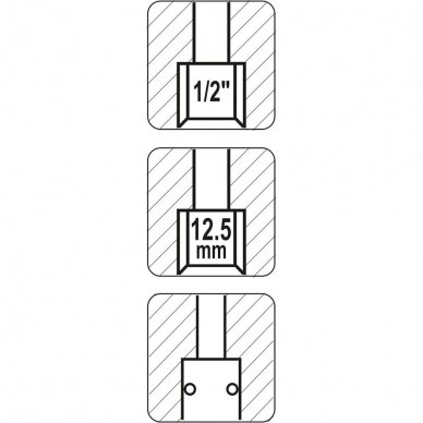 Greita jungtis 1/2" vidinis sriegis 2