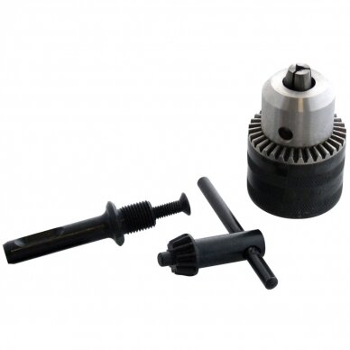 Griebtuvas grąžtams su raktu, 1,5-13mm, 1/2"-20UNF ir SDS+ adapteriu Essen Tools SK9937V 1