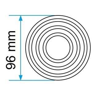 Guminis padas domkratui 96mm