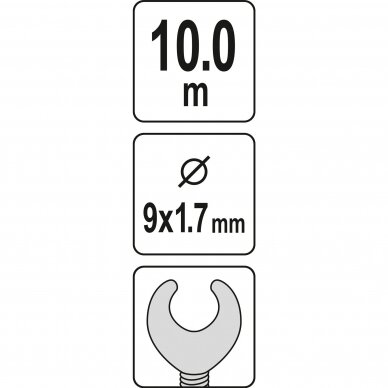 Gyvatukas kanalizacijos valymui 10m, Ø9mm 3