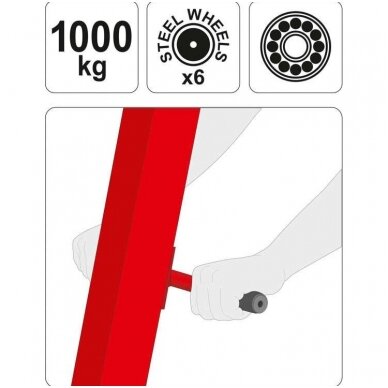 Hidraulinis kranas 1000 kg YATO 3