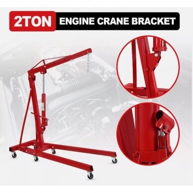 Hidraulinis kranas 2000kg Heavy Duty Essen Tools EJ0403 5