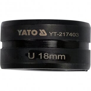 Indėklas / matrica U18 mm presavimo replėms YT-21735