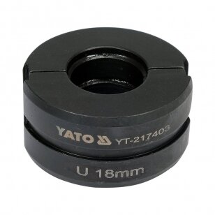 Indėklas / matrica U18 mm presavimo replėms YT-21735