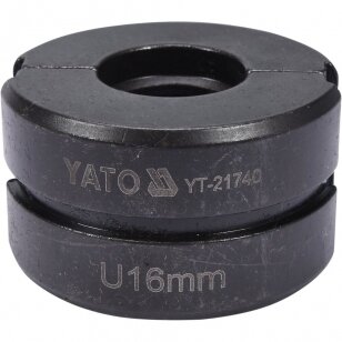 Indėklas U 16 mm presavimo replėms YT-21735