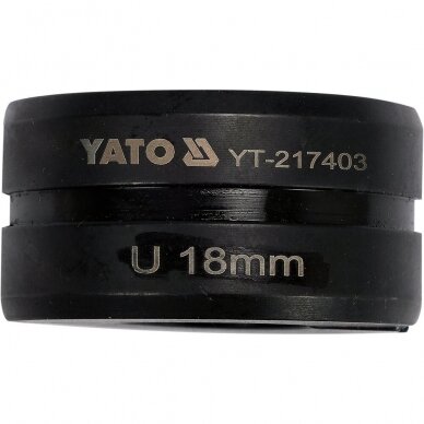 Indėklas / matrica U18 mm presavimo replėms YT-21735 1