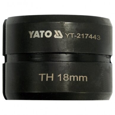 Indėklas / matrica TH18 mm presavimo replėms YT-217443 1