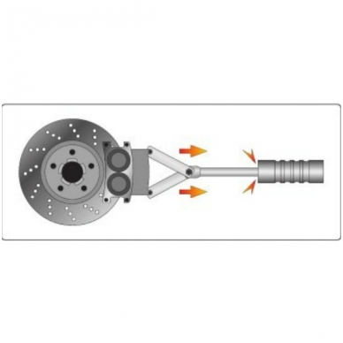 Inercinis stabdžių kaladėlių nuėmėjas YATO 1
