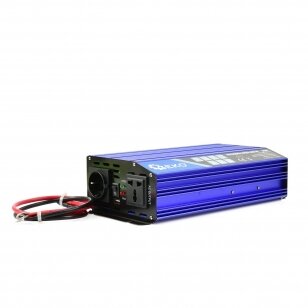 Įtampos keitiklis SINUS 12V/230V 1000/2000W GEKO G17014