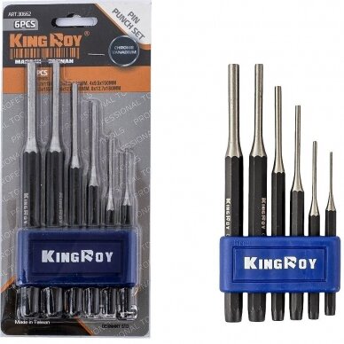 Kaiščių išmušėjų rinkinys 6vnt. KR30662 KingRoy 5