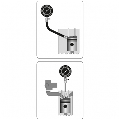 Kompresijos matuoklis benzininis 2