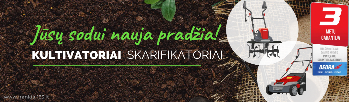 Kultivatoriai, skarifikatoriai