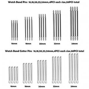 Laikrodžio remonto rinkinys 24vnt. viename Essen Tools WR24