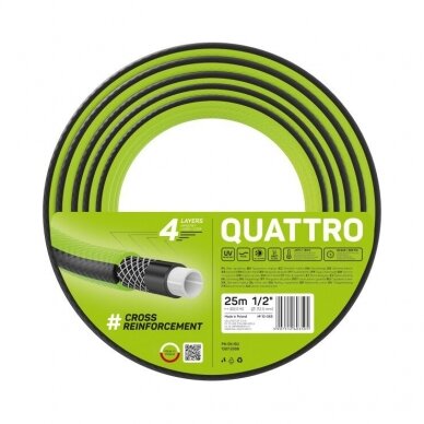 Laistymo žarna QUATTRO 1/2” x 50m