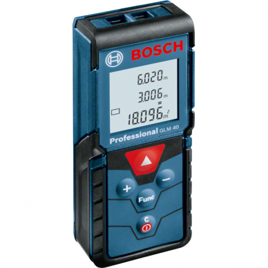 Lazerinis atstumų matuoklis BOSCH GLM 40 Professional