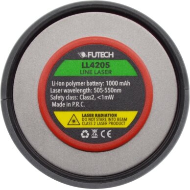 Lazerinis matuoklis Futech LL4205, žalias 2