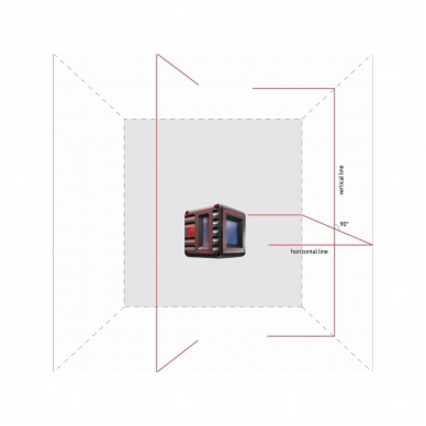 Lazerinis nivelyras Cube 3D, ADA 2