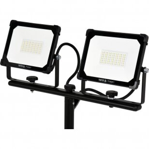 LED prožektorius su stovu SMD LED 2x30W 5700LM YATO