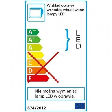 LED prožektorius su stovu SMD LED 2x20W 3600LM YATO 5