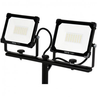 LED prožektorius su stovu SMD LED 2x30W 5700LM YATO 1