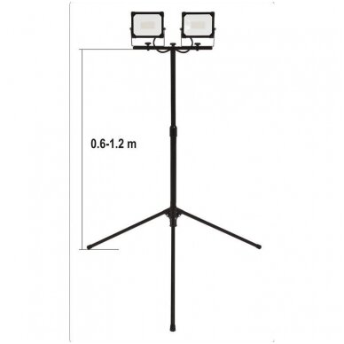 LED prožektorius su stovu SMD LED 2x30W 5700LM YATO 2