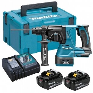 Makita DHR242RTJ Akumuliatorinis perforatorius 18V, 2x5.0Ah